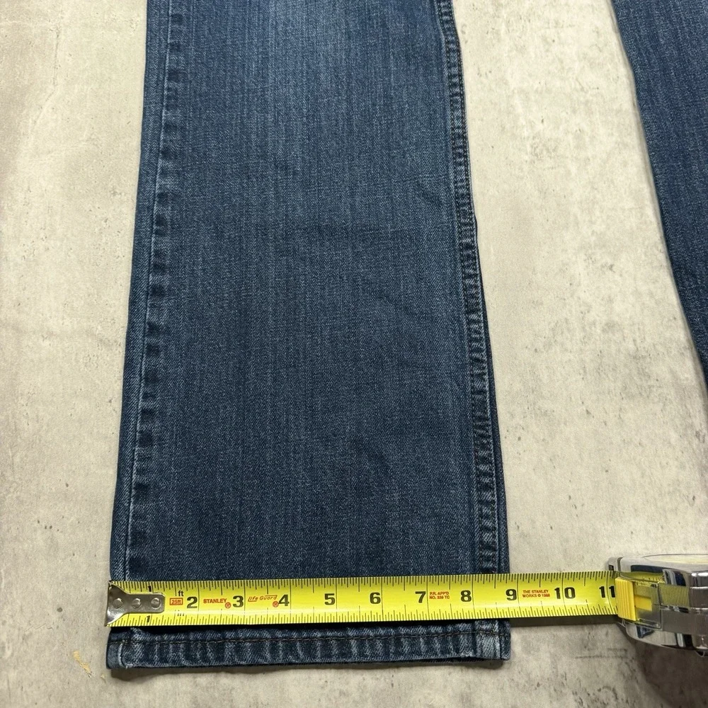 Levis 527 Jeans Mens 32x34 Blue Bootcut Mid Rise Dark Wash Cotton Work Rodeo